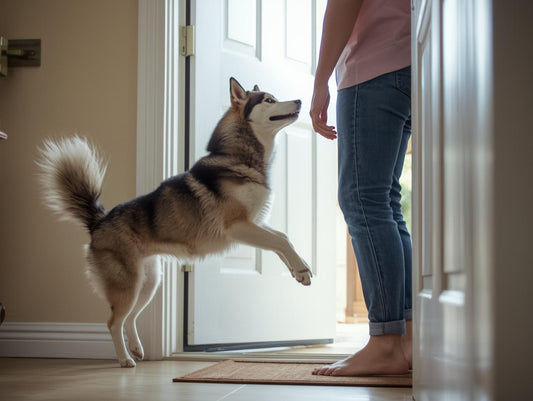 Cómo enseñar a tu perro a no saltar sobre la gente
