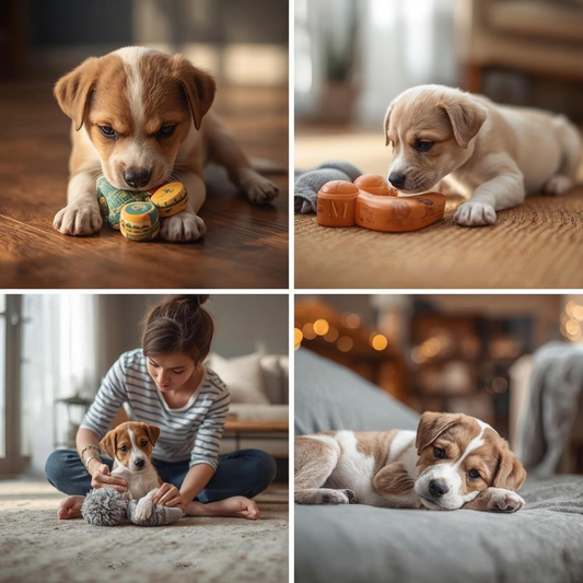 Juguetes esenciales para cachorros