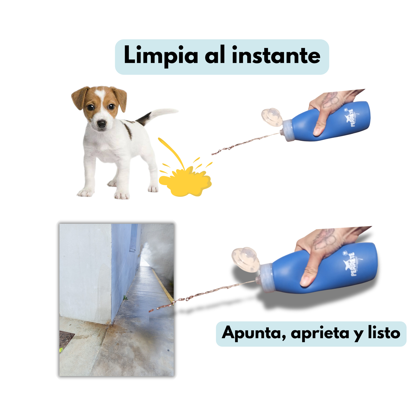 Botella limpia orina